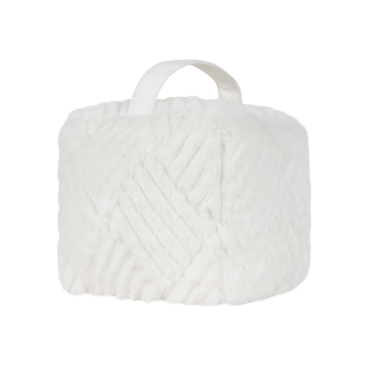 White Square Door Stop