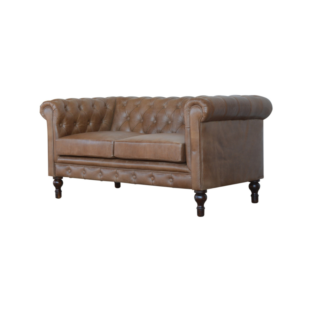 Buffalo Leather Chesterfield