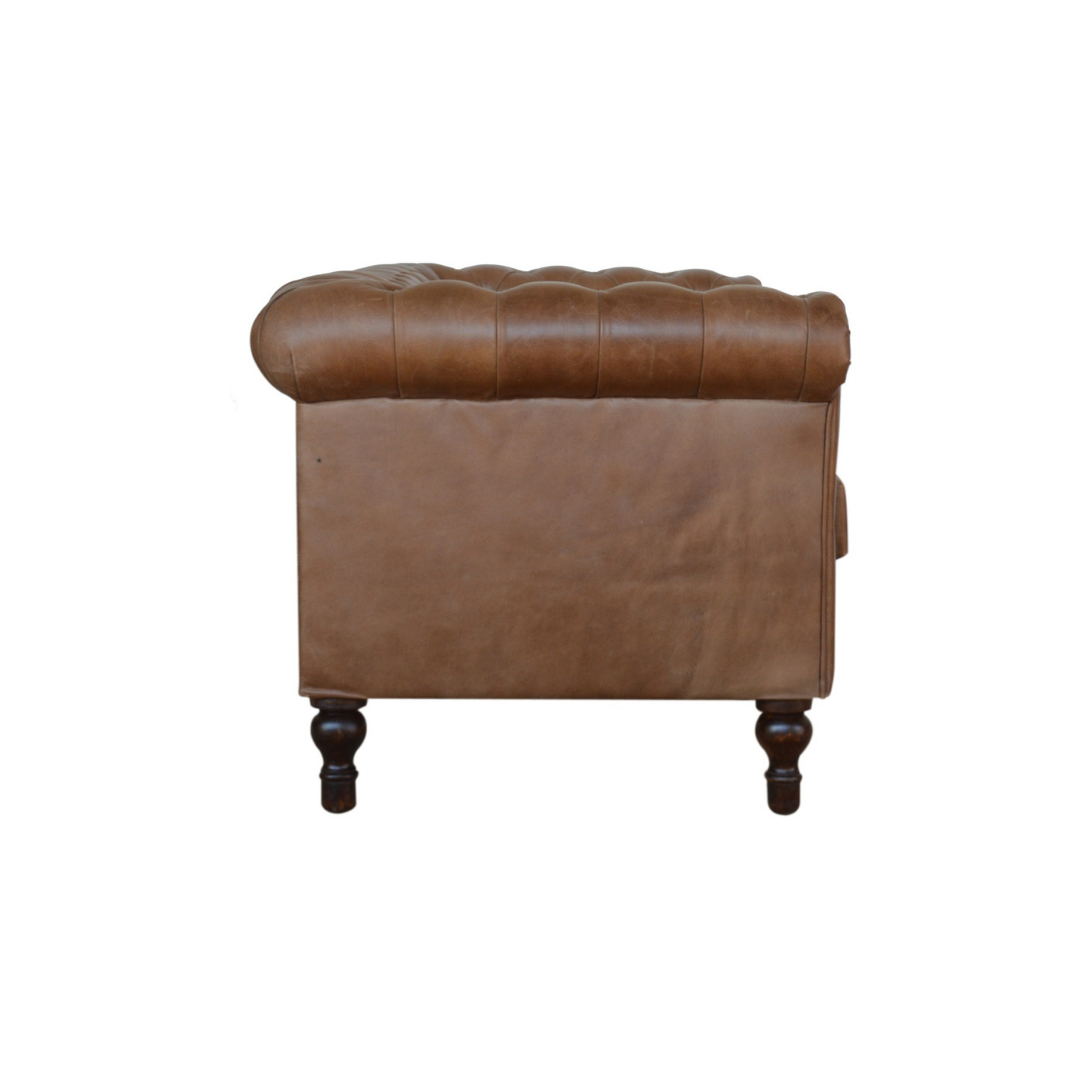 Buffalo Leather Chesterfield