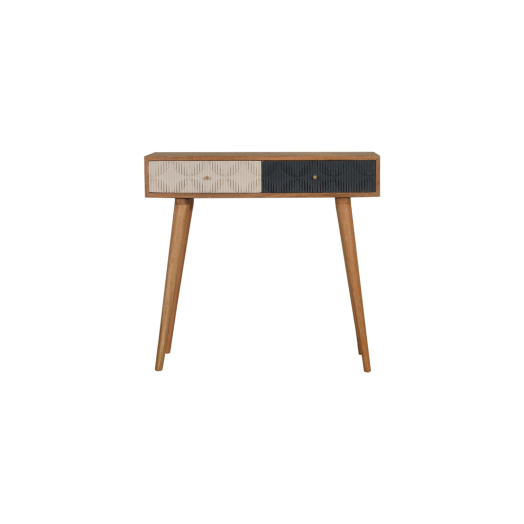 Milan Navy and White Console