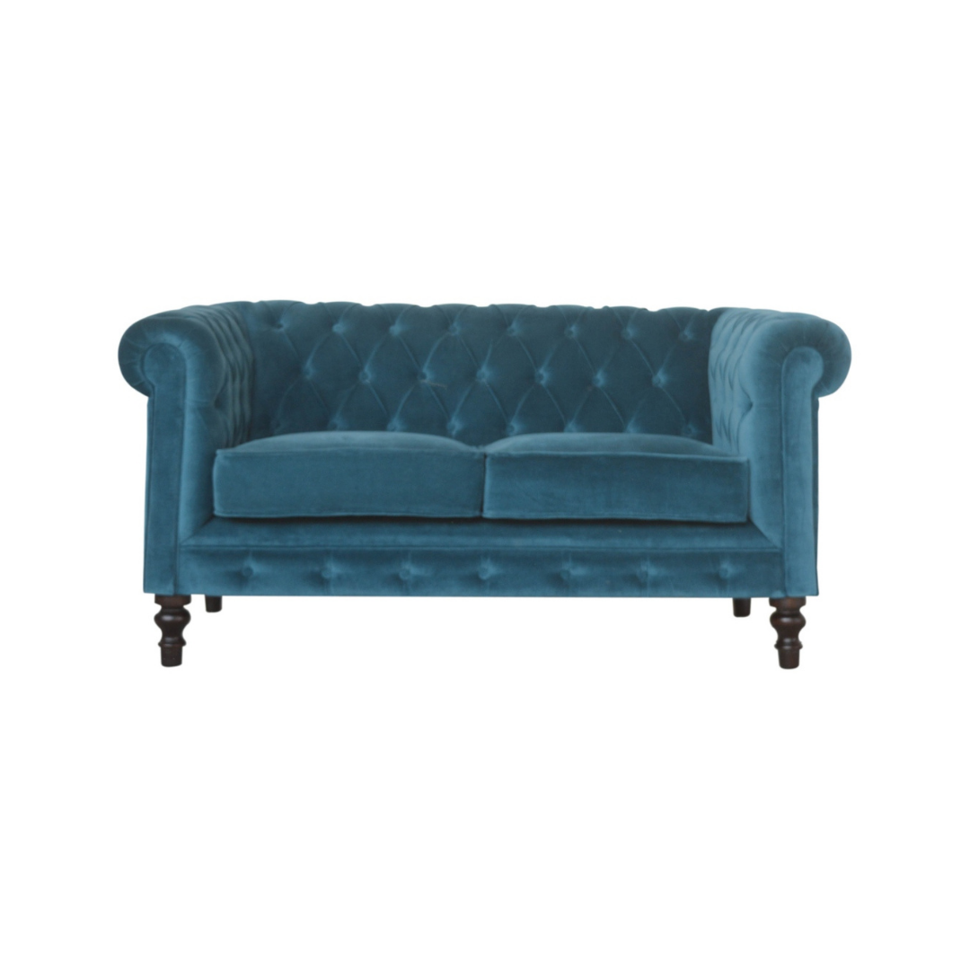 Teal Chesterfield Sofa
