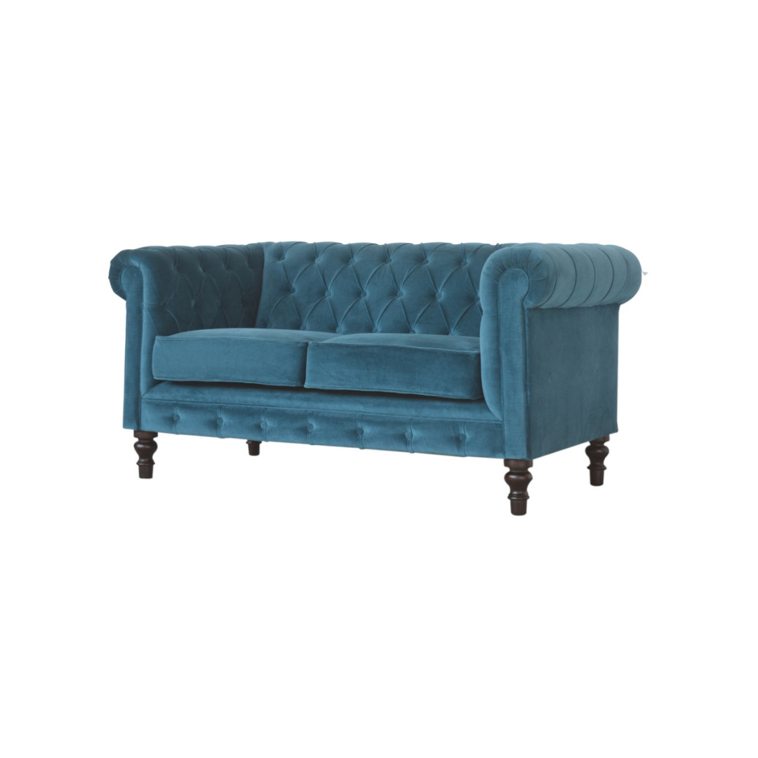 Teal Chesterfield Sofa