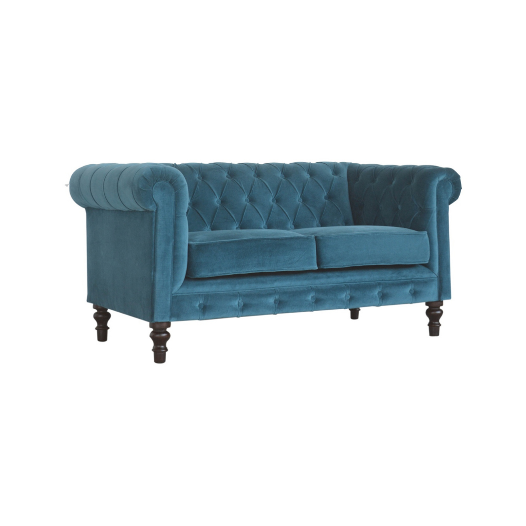 Teal Chesterfield Sofa