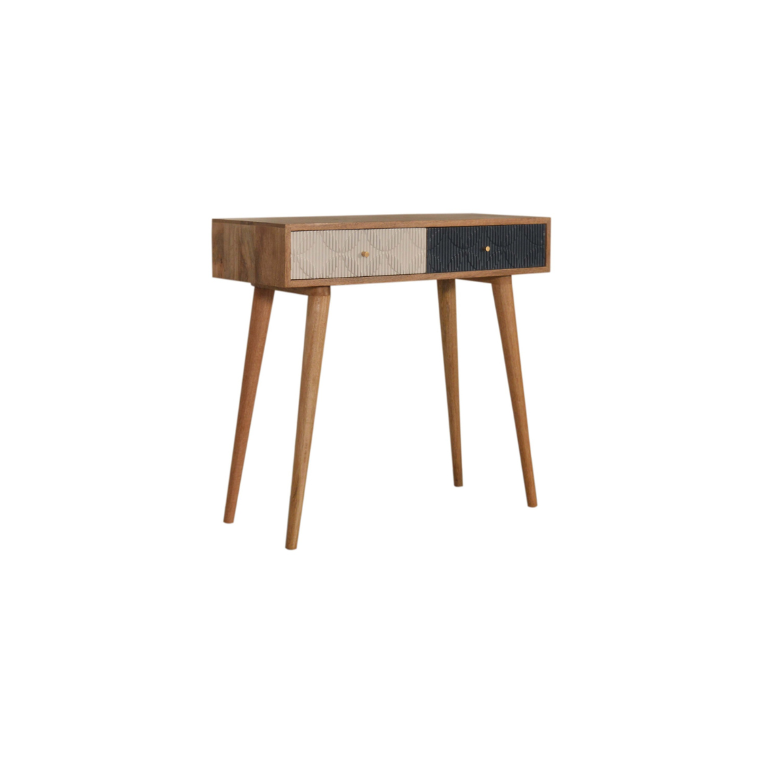Milan Navy and White Console