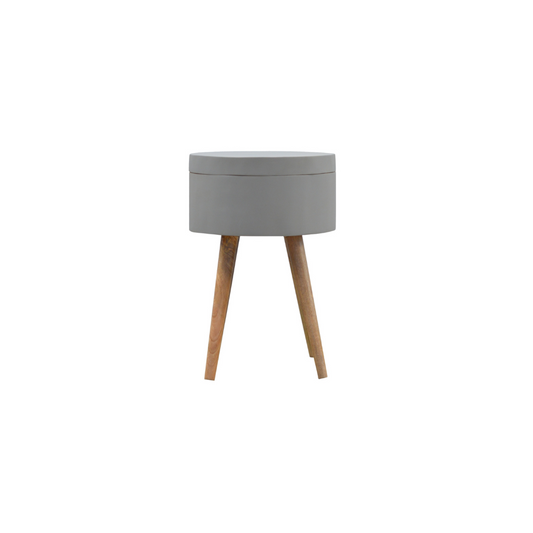 Grey Painted End Table