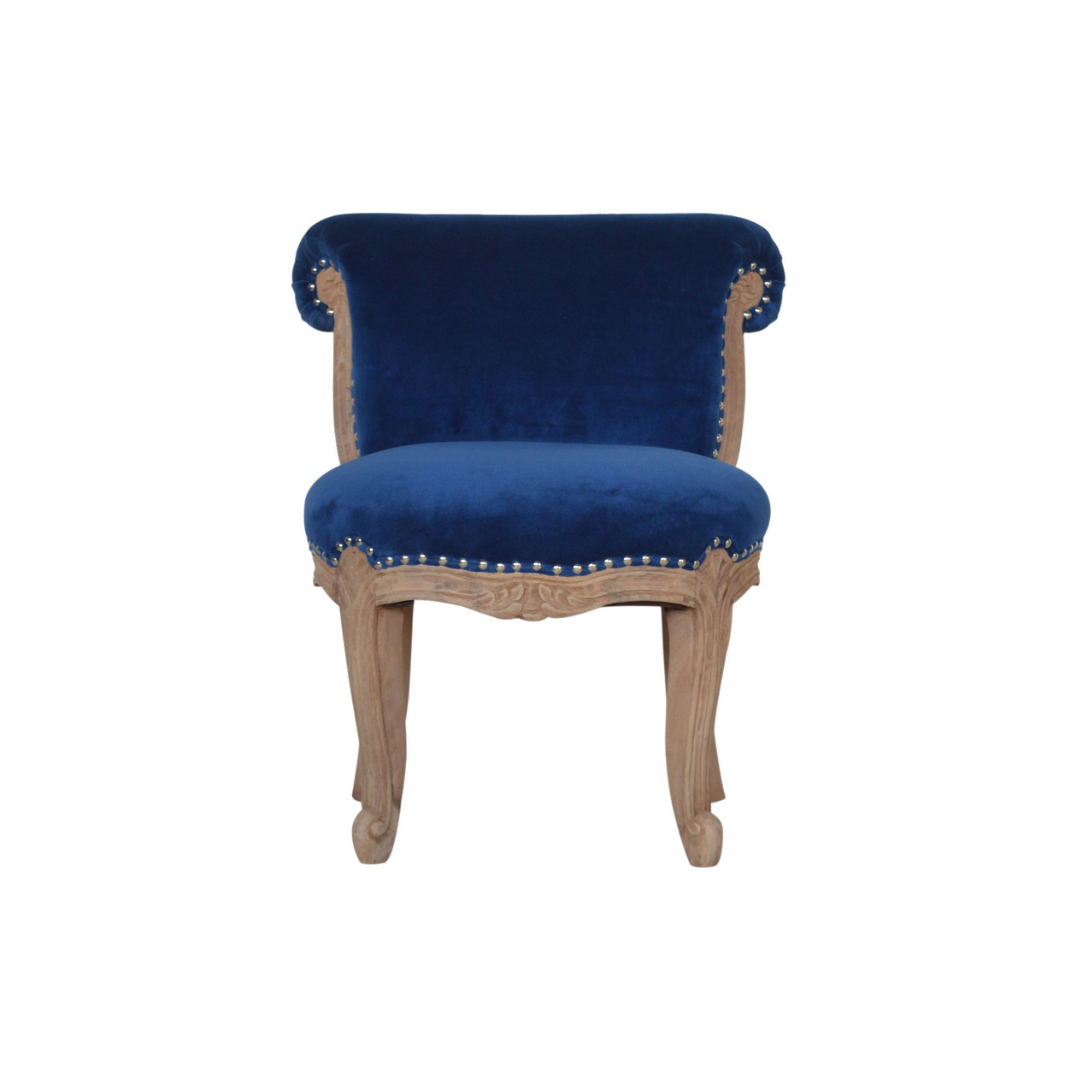 Royal Blue Studded Chair