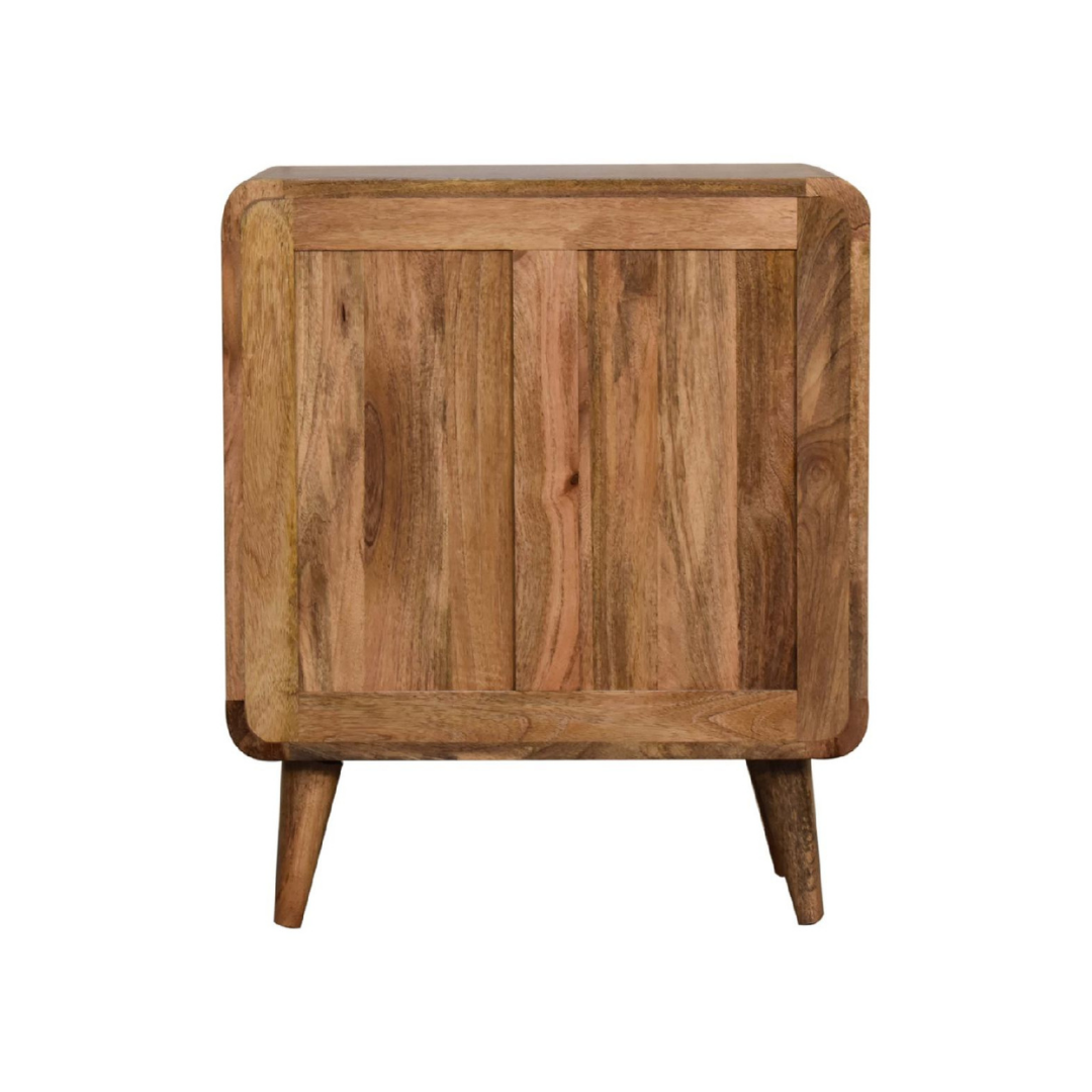 Mini Curved Oak Style Chest