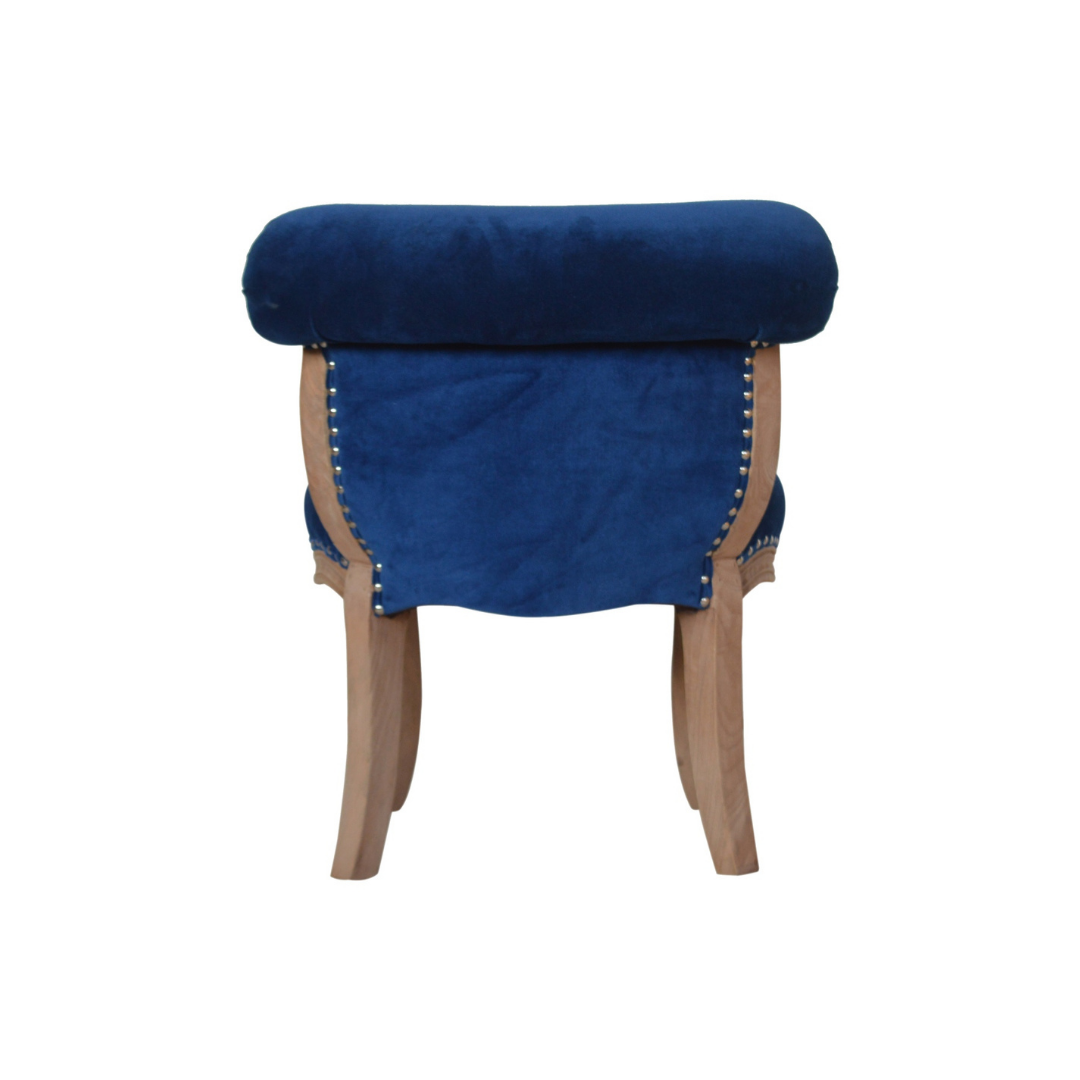 Royal Blue Studded Chair