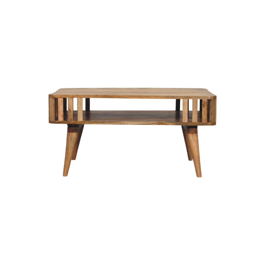 Slatted Oak-ish Coffee Table
