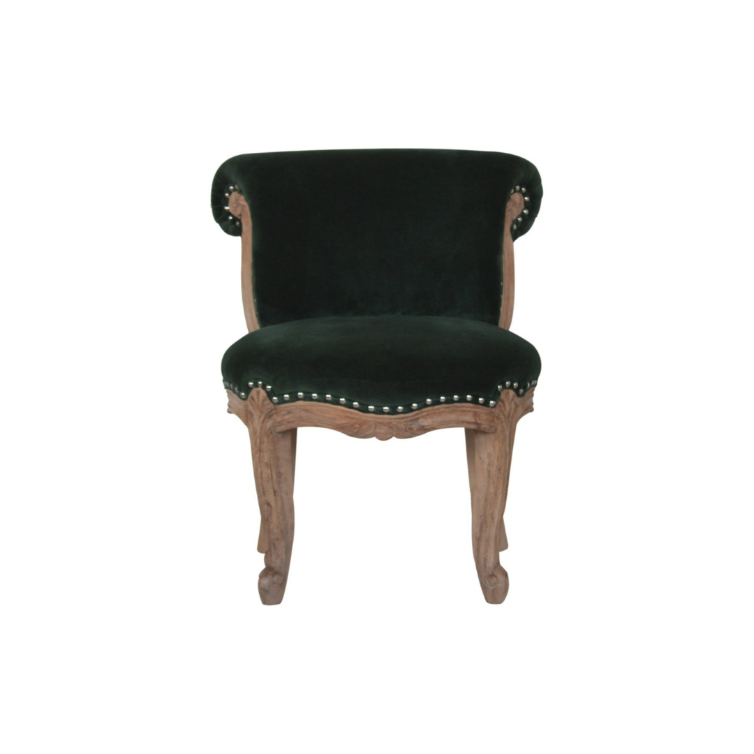 Emerald Green Studded Chair