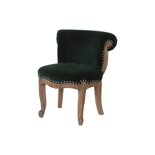 Emerald Green Studded Chair