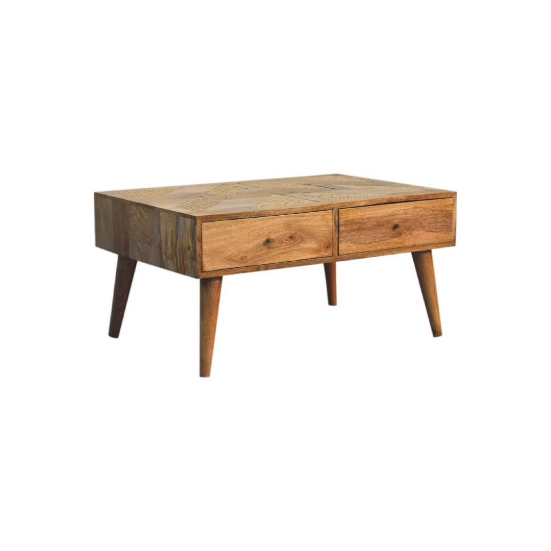 Woven Aztec Coffee Table