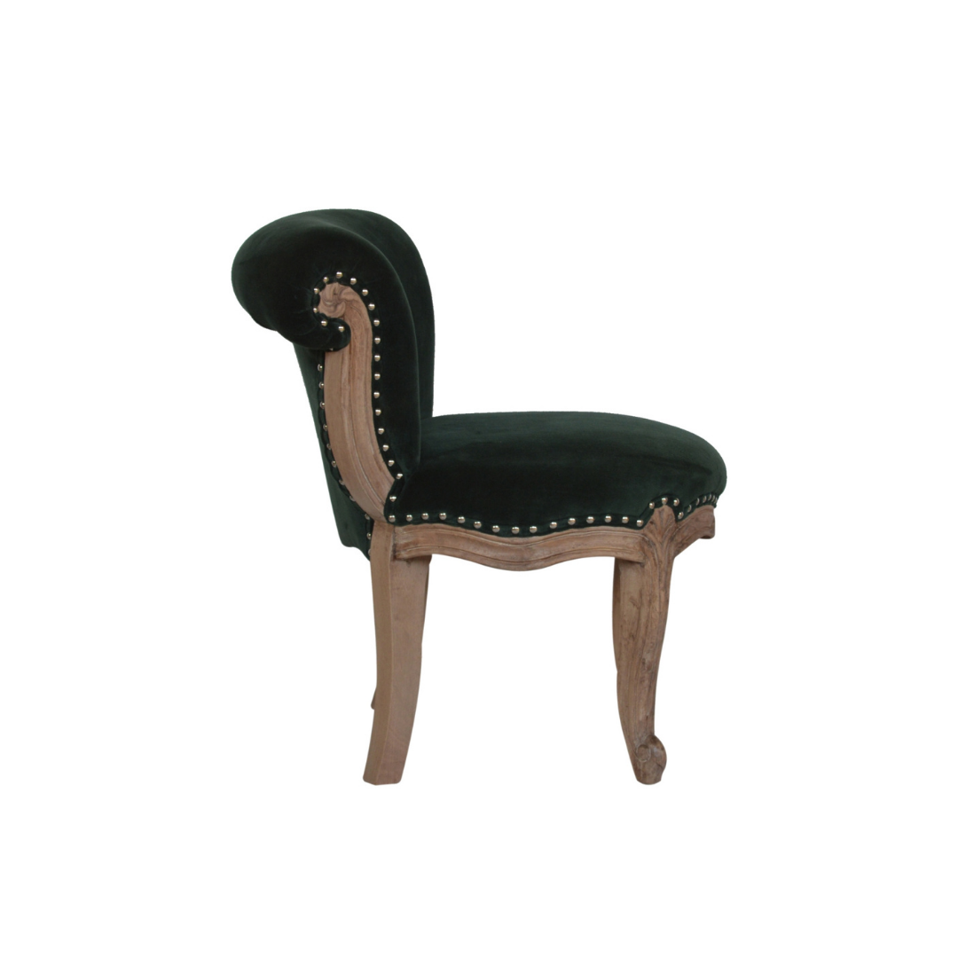Emerald Green Studded Chair