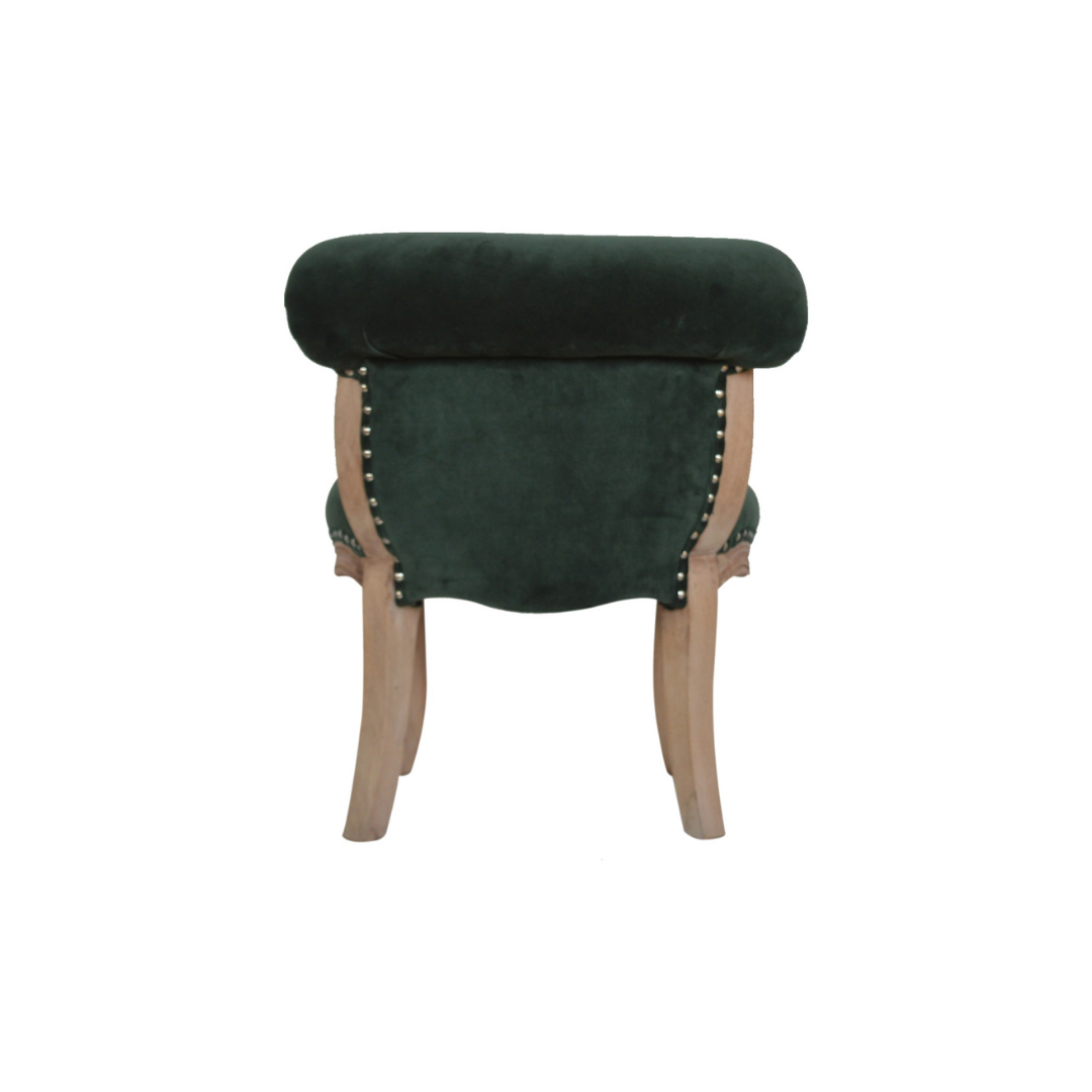 Emerald Green Studded Chair