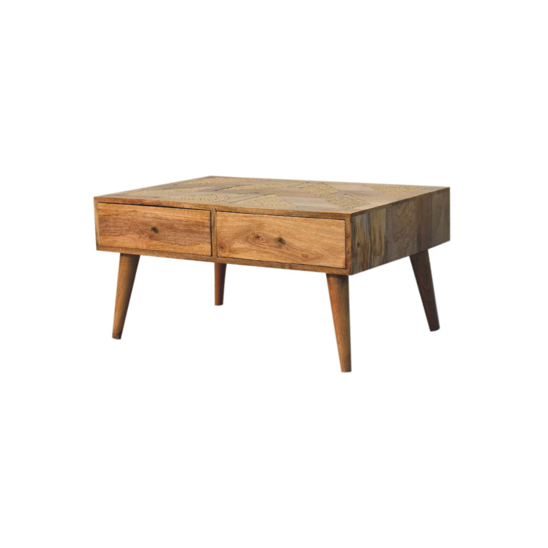 Woven Aztec Coffee Table