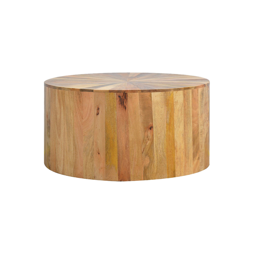Round Wooden Coffee Table