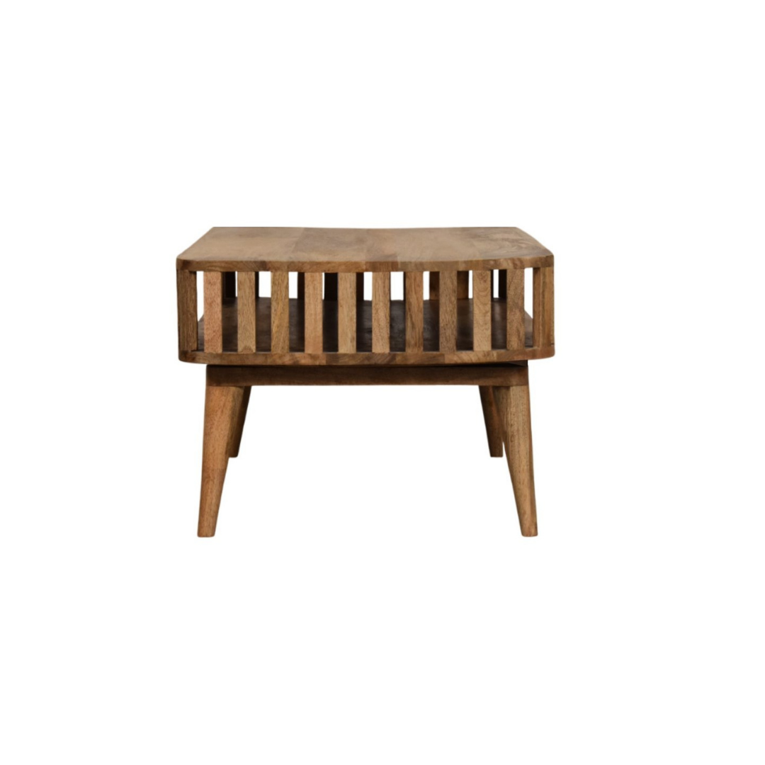 Slatted Oak-ish Coffee Table