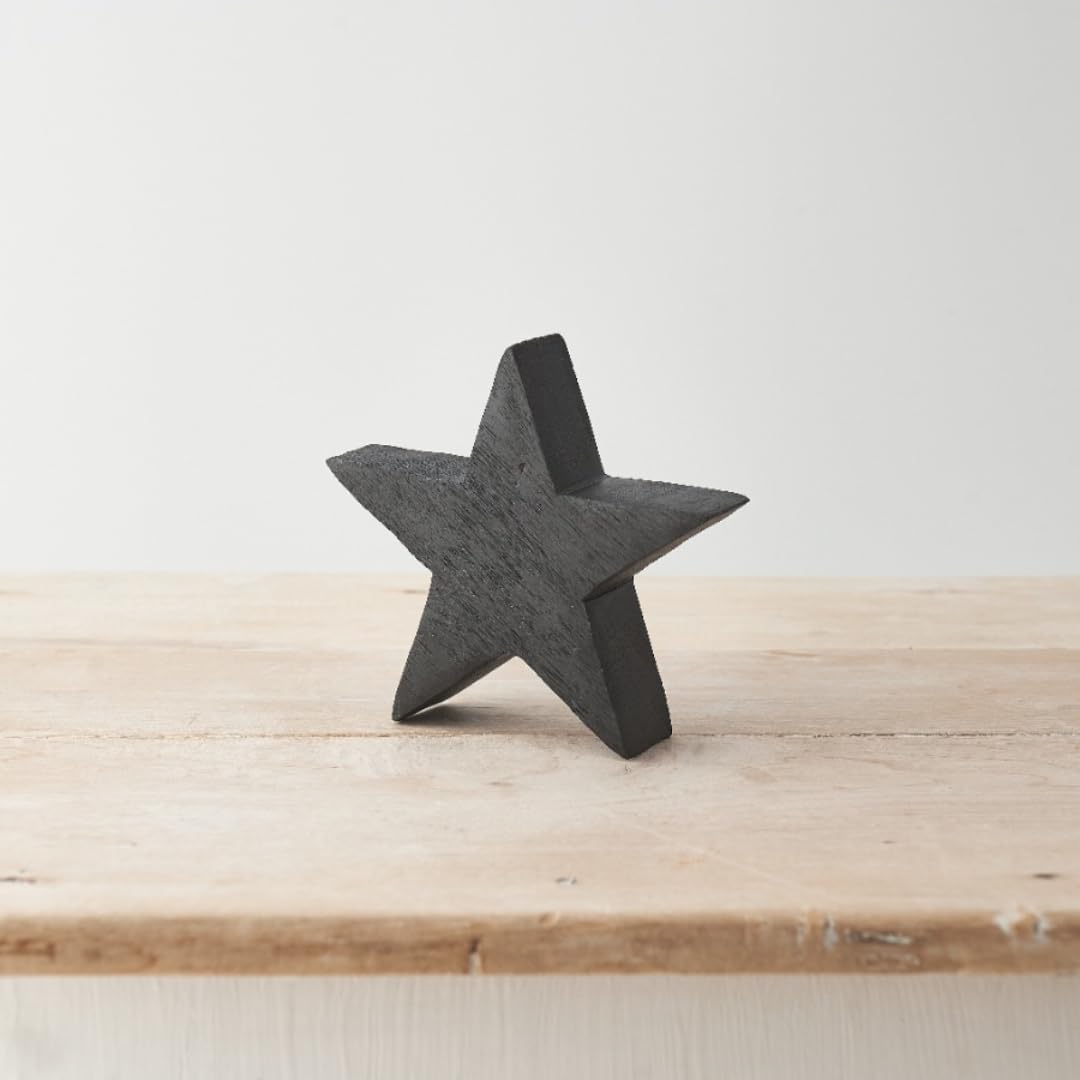 Small Natural Mango Wood Star Decor