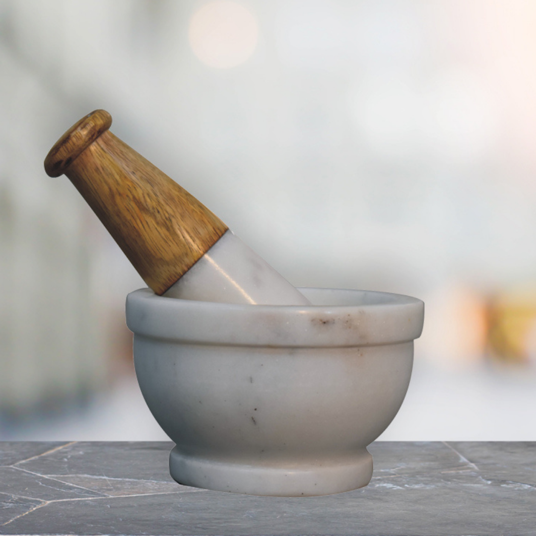 Large Marble Pestle & Mortar