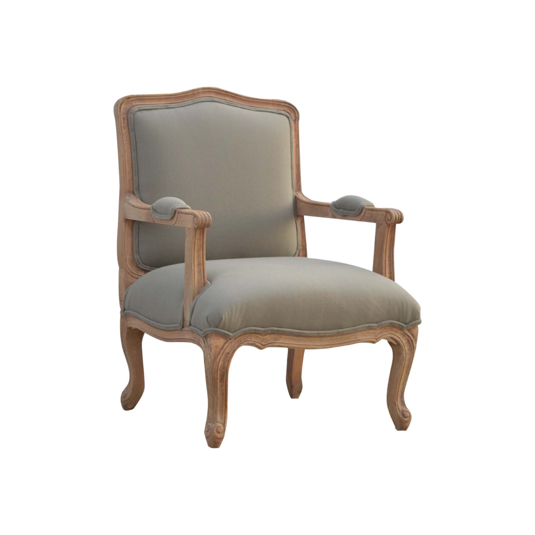 French Style Upholstered Armchair