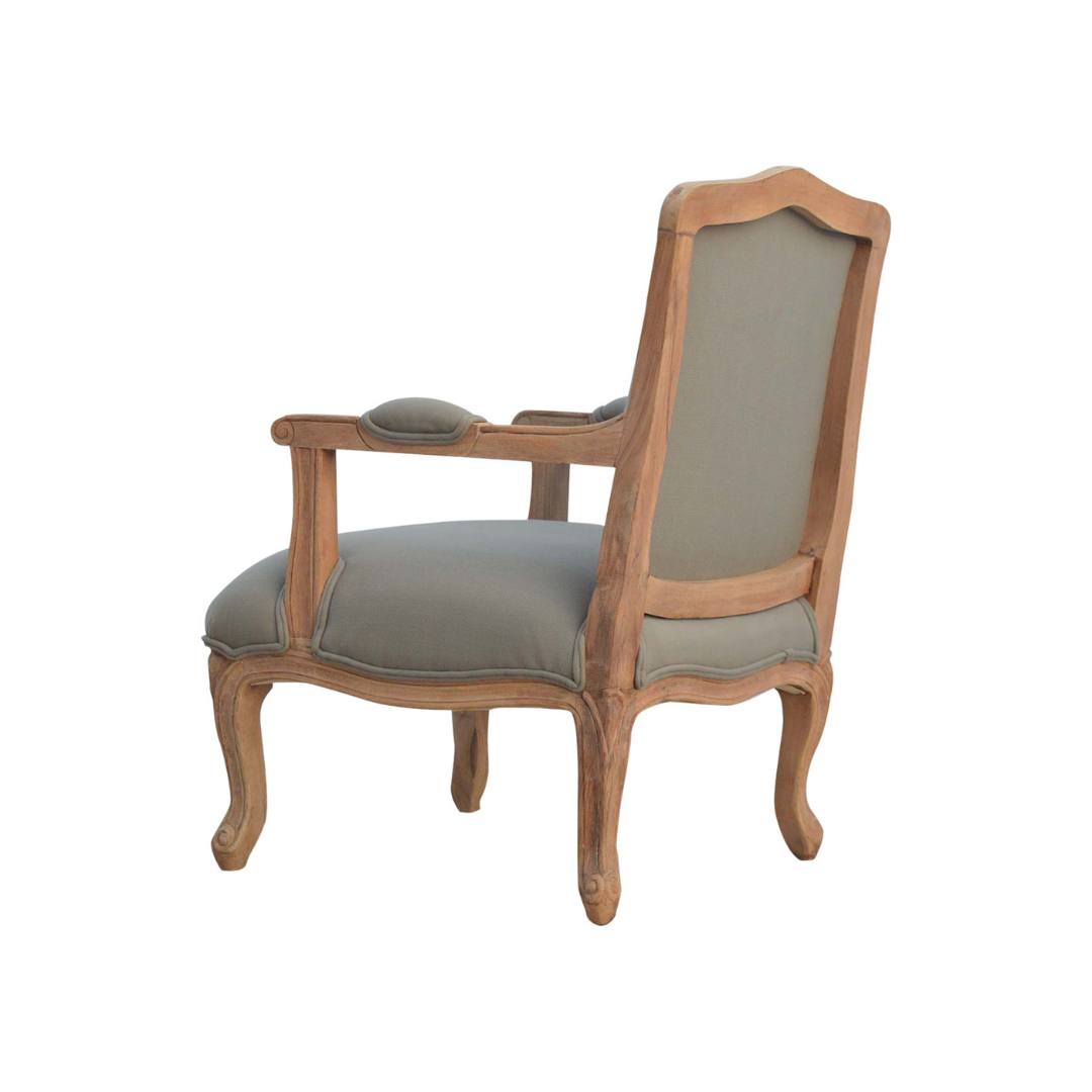 French Style Upholstered Armchair
