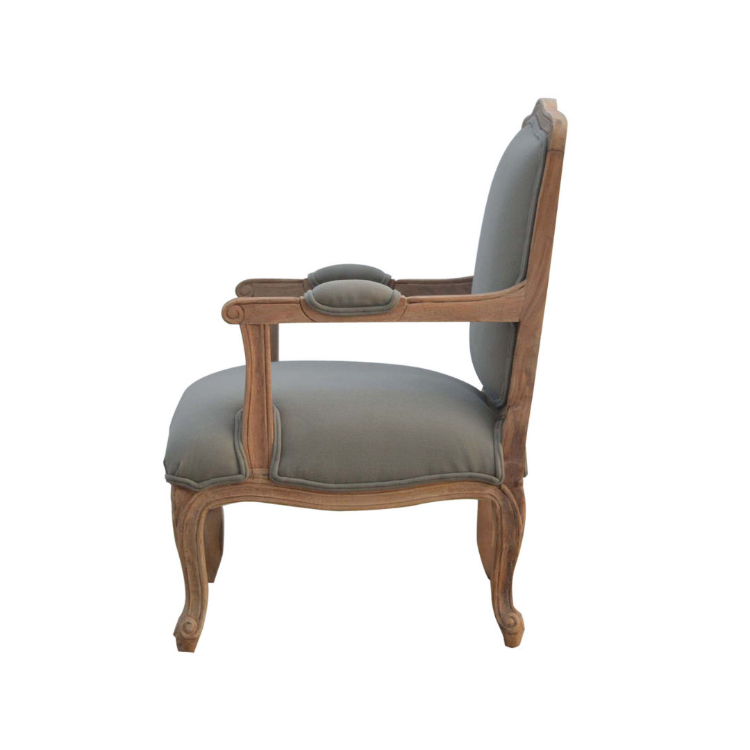 French Style Upholstered Armchair