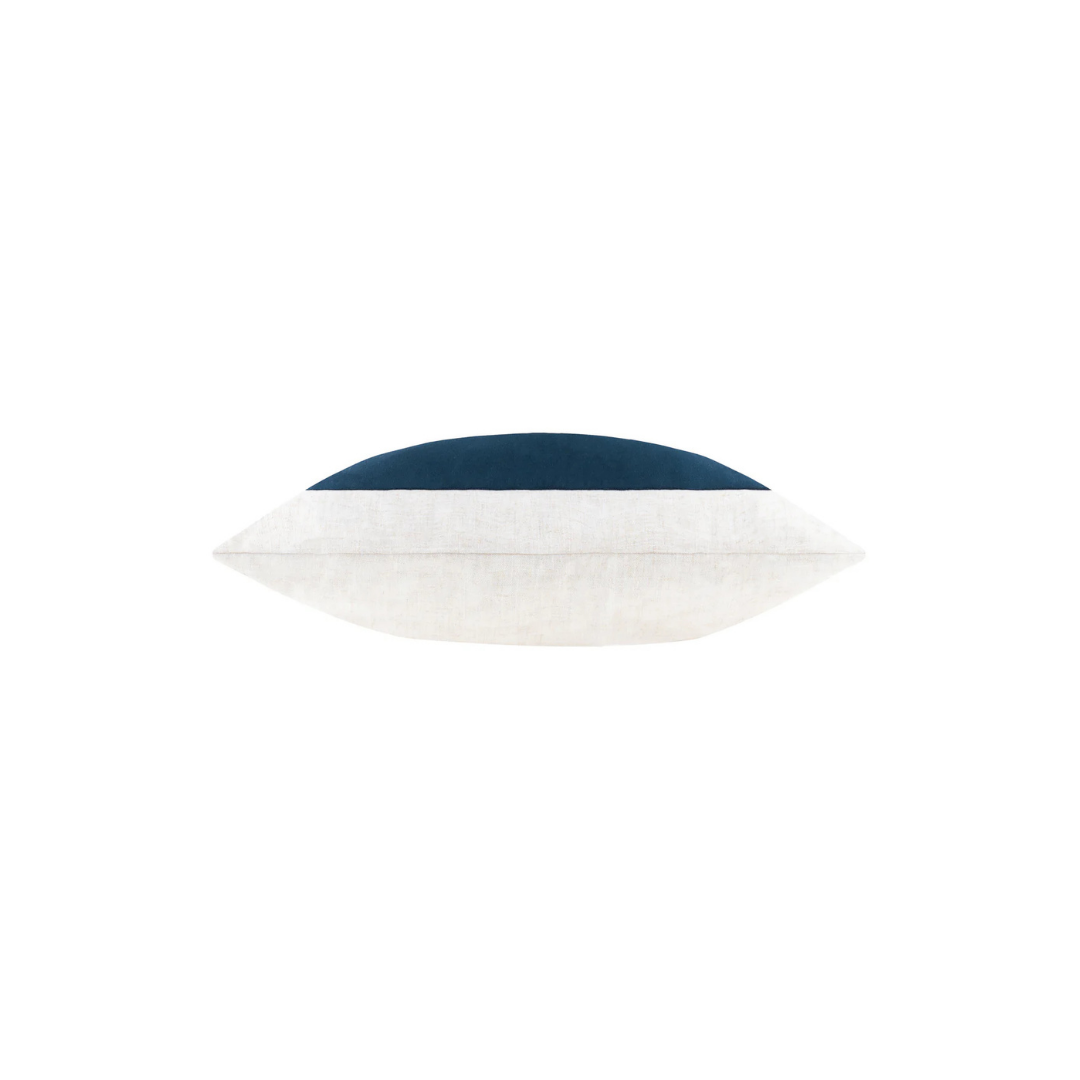 Indigo Matte Velvet Cushion Cover