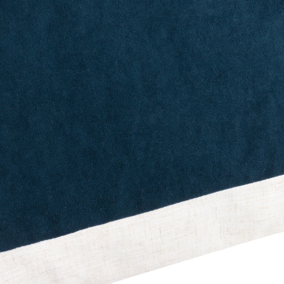 Indigo Matte Velvet Cushion Cover