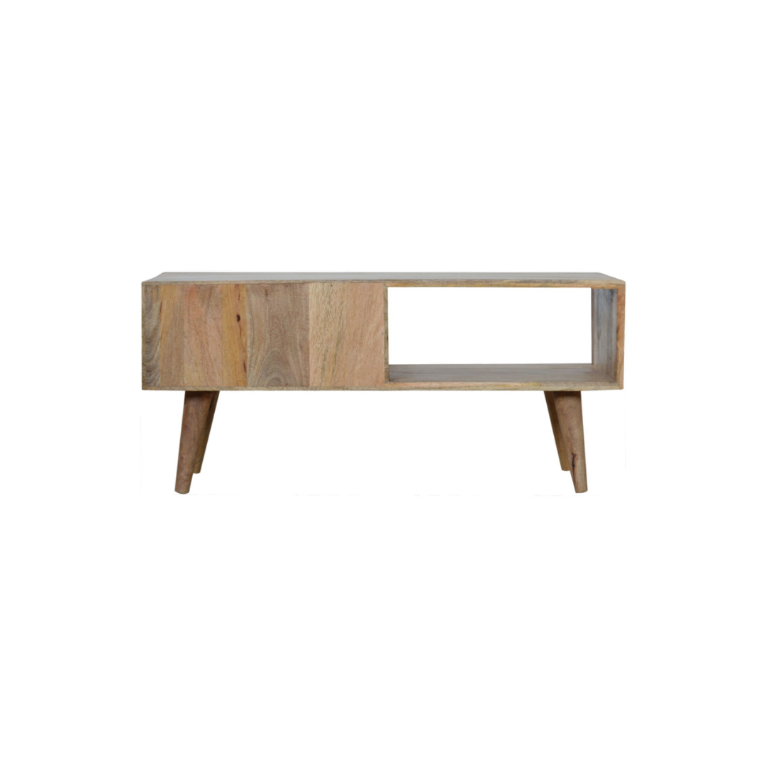 Honeycomb Carved Coffee Table
