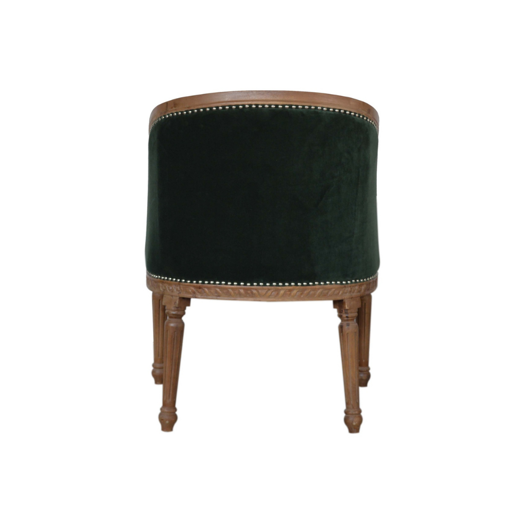 Emerald Velvet Occasional Chair