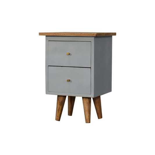 Sky Blue Hand Painted Bedside