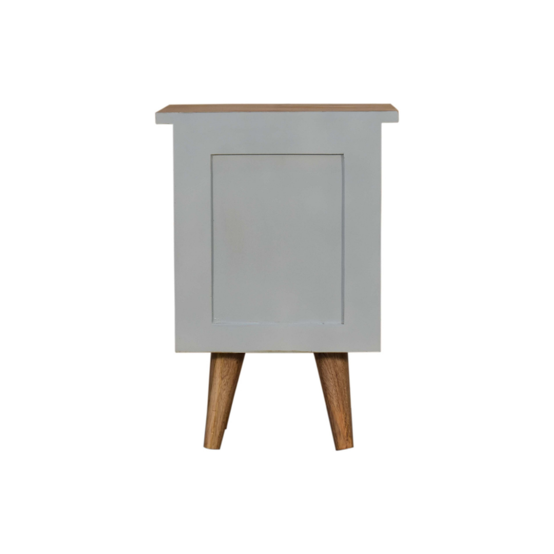Sky Blue Hand Painted Bedside