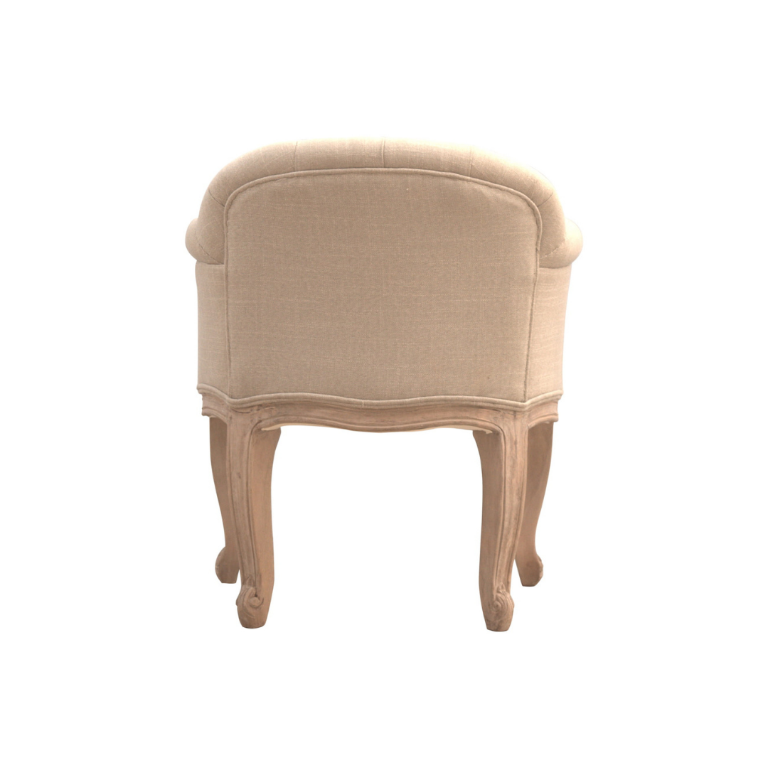 French Style Deep Button Chair