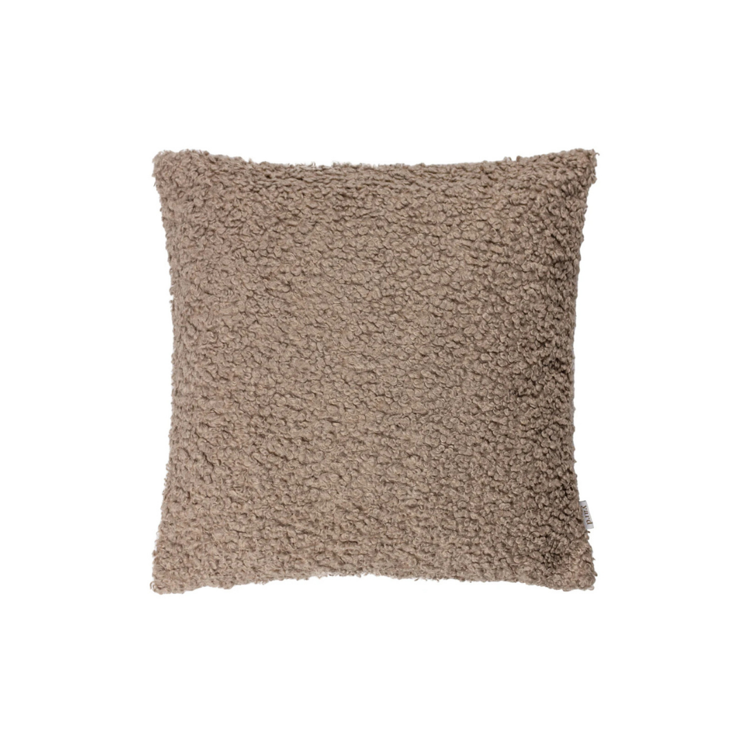 Cabu Taupe Chunky Boucle Cushion Cover