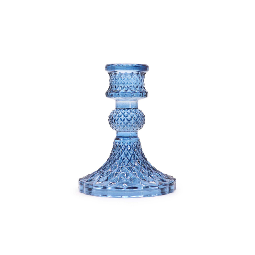 Royal Blue Vintage Dinner Candle Holders