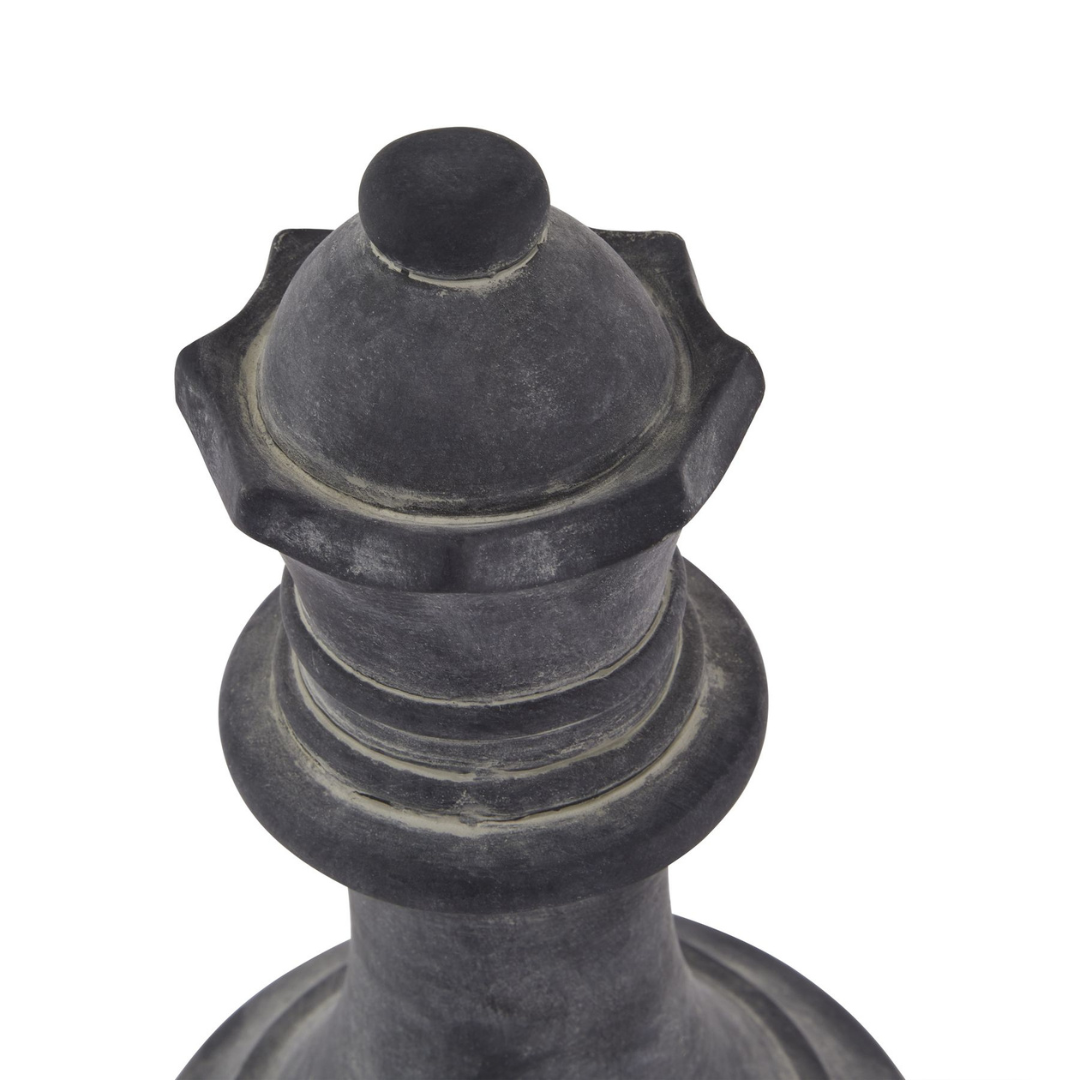 Amalfi Grey King Chess Piece