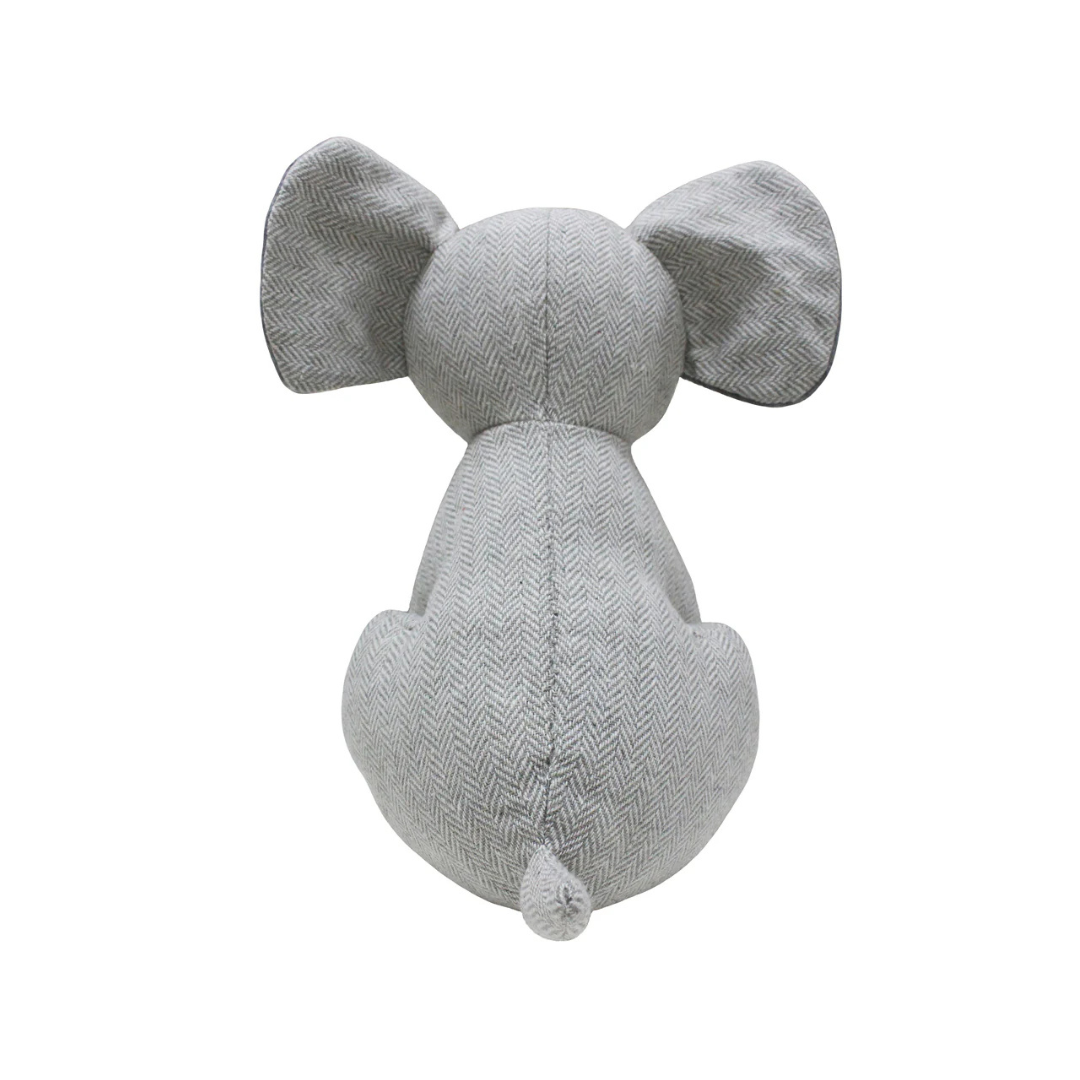 Elephant Herringbone Door Stop