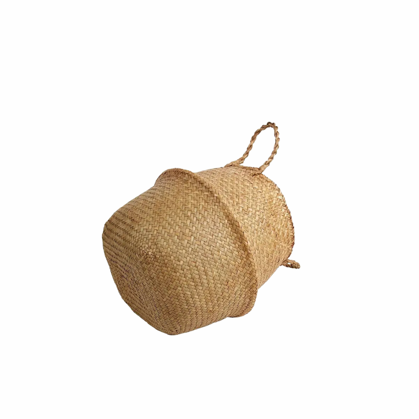 Woven Seagrass Belly Basket