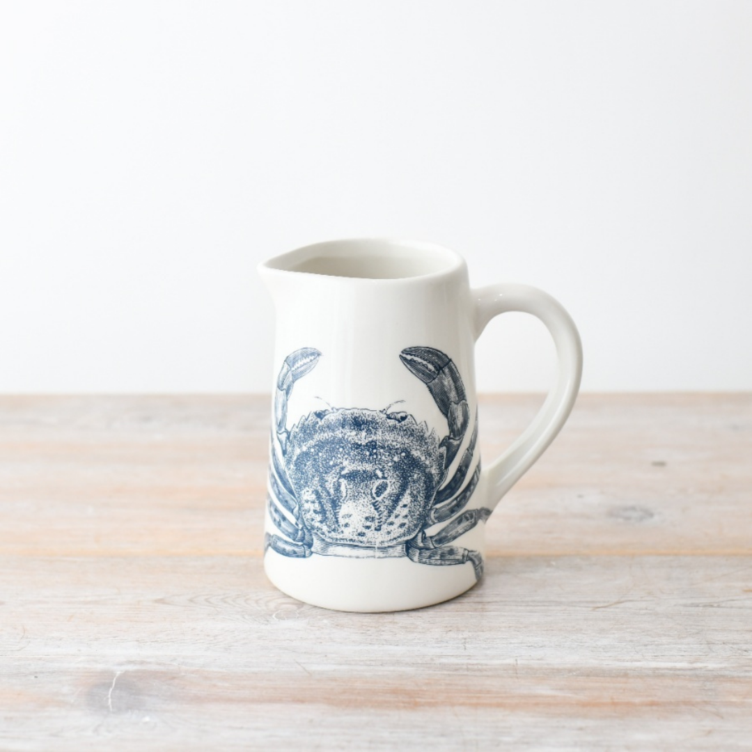 Large Crab Print Jug