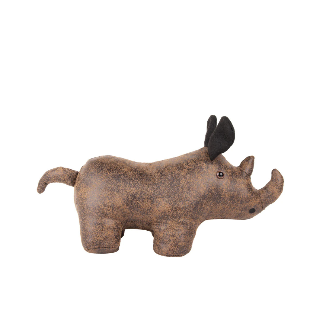 Rhino Faux Leather Door Stop