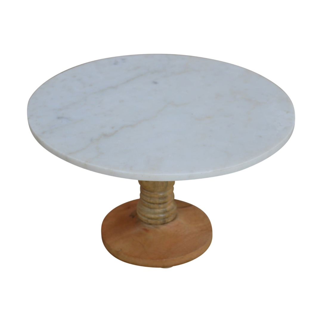 Cake Stand with Marble Top