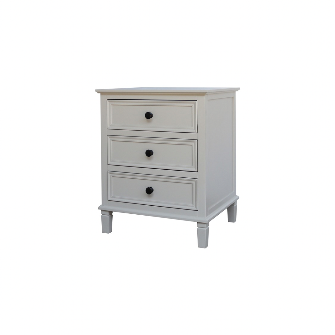 Belmont 3 Drawer Bedside Table