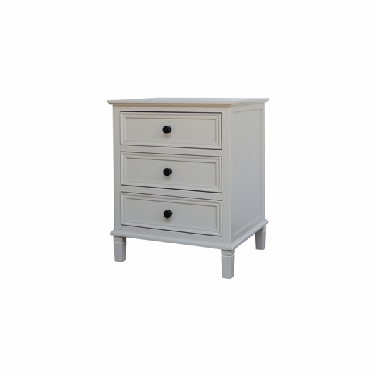 Belmont 3 Drawer Bedside Table