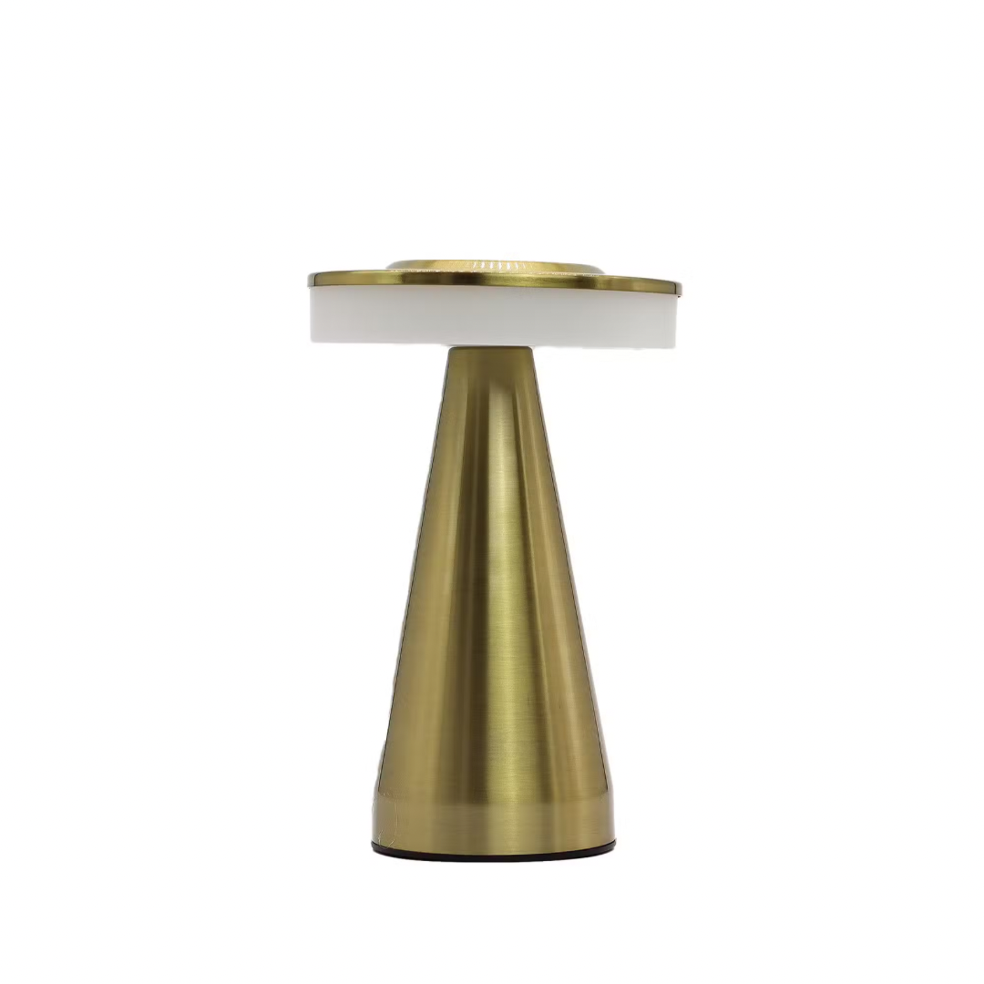 Tall Stem Copper Touch Lamp