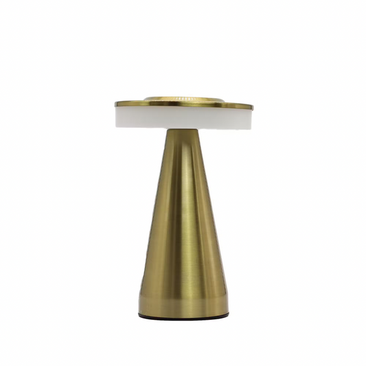 Tall Stem Copper Touch Lamp