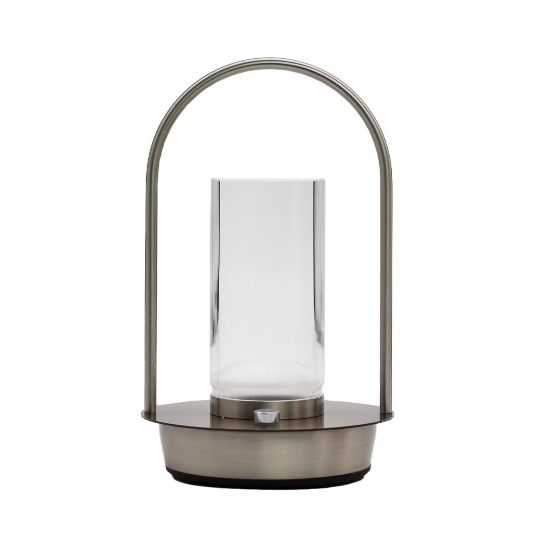 Silver Lantern Touch Lamp