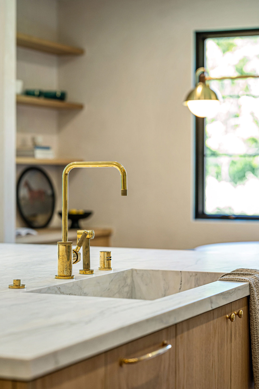 May Kitchen Styling: Marble, Gold Accents & Timeless Details
