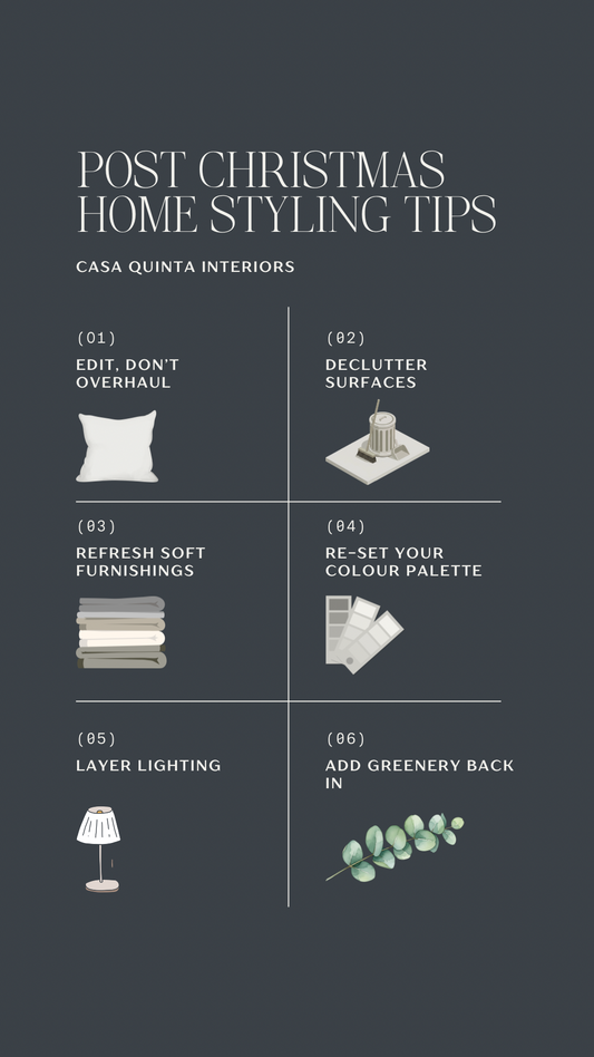 Post Christmas Winter Home Styling Tips