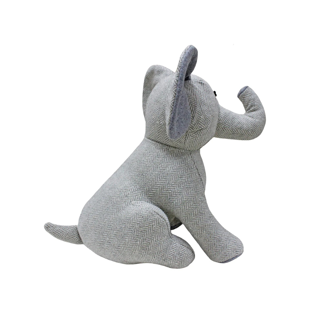 Elephant Herringbone Door Stop