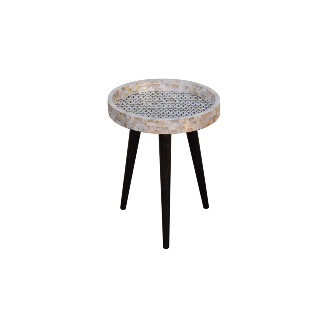 Honeycomb Mosaic End Table